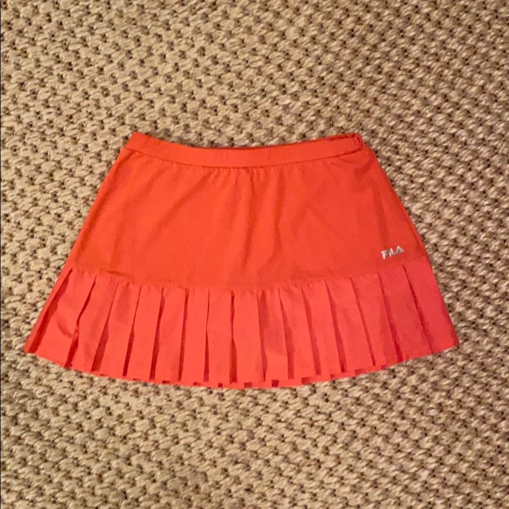 Coral FILA Tennis Skirt - M